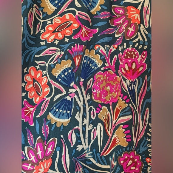 NWT Natural Life Lizzie dress in green floral size Small - Picture 2 of 5